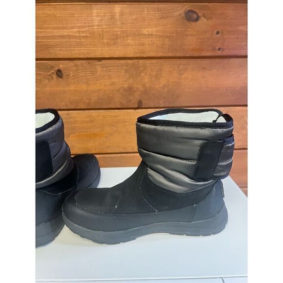 UGG Toty Weather Waterproof Boots -Black / Charcoal -Big Kids Sz 3 - Picture 5 of 8